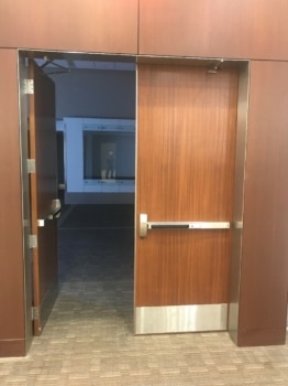 Bartle Hall - Door with Exit Bars