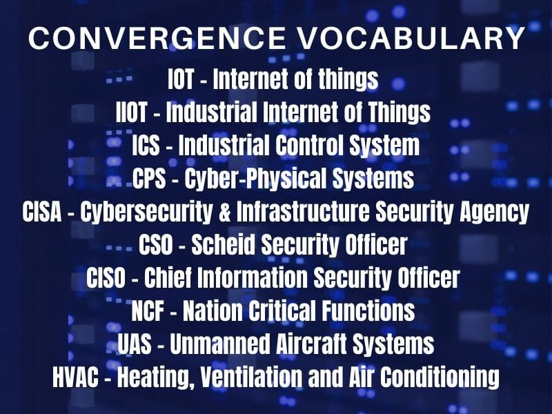 Convergence Vocabulary Infographic