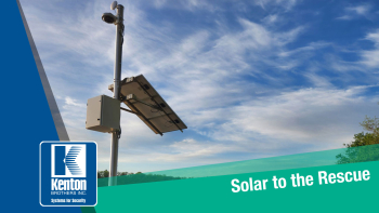 Installing a camera without wires or power? Solar to the rescue.